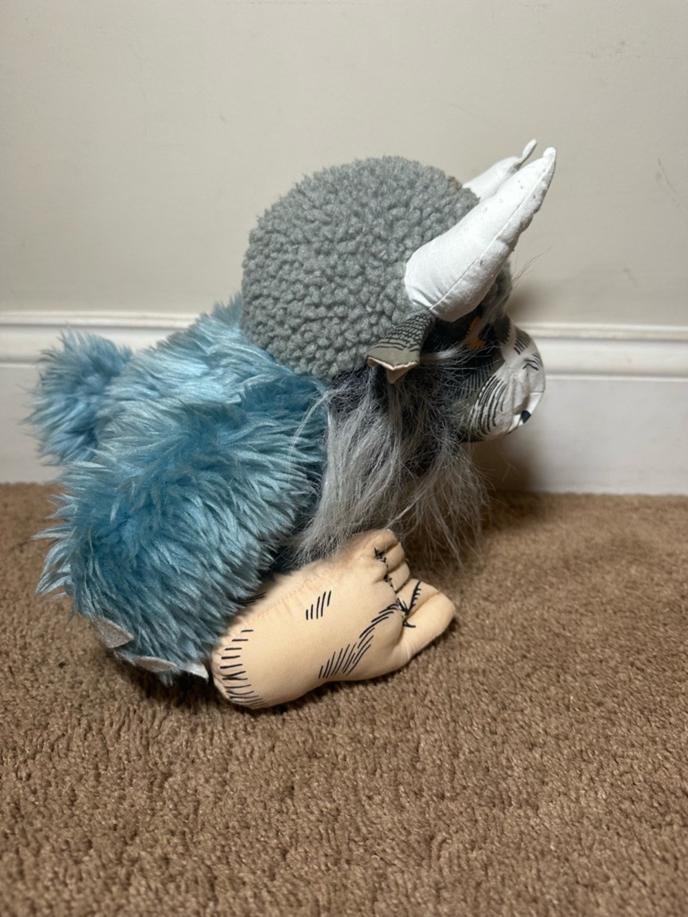 Where the Wild Things Are Bernard Blue Bull Plush Stuffed Toy Crocodile Creek 16 - Picture 6 of 7